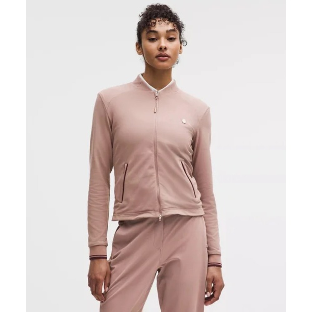 238-Lululemon-Lightweight UV-Protective Golf Jacket-Ashen Rose/Goodnight Plum